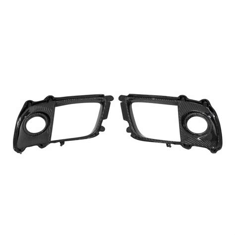Seibon Oem Style Carbon Fiber Fog Light Surrounds Mitsubishi Evo X 08