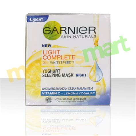 Jual Garnier New Light Complete Yoghurt Sleeping Mask Night Ml