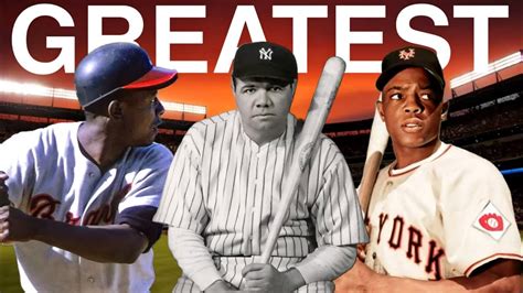 20 GREATEST Baseball Players Of All Time YouTube