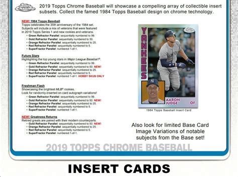 2019 Topps Chrome Baseball Hobby Jumbo Box Da Card World