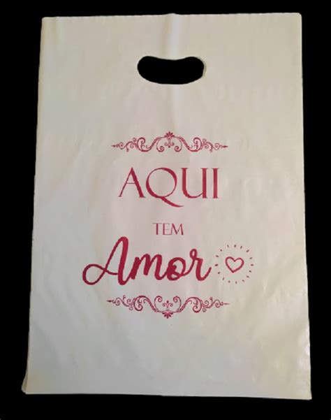 Un Sacolas X Personalizada C Frases Fixas Cor Ld Elo