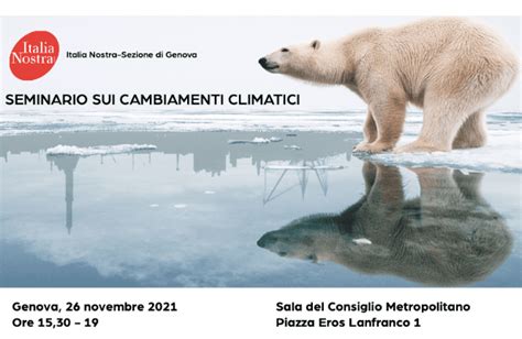 Genova Seminario Sui Cambiamenti Climatici