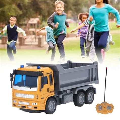 Camion RC Jouet Enfant 3 Ans Simulation Sécurité Stable