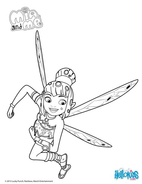 Yuko In Action Coloring Pages