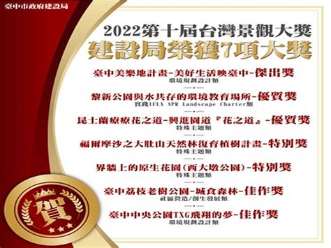 第十屆台灣景觀大獎出爐 中市建設局奪7大獎最大贏家 Yahoo奇摩汽車機車