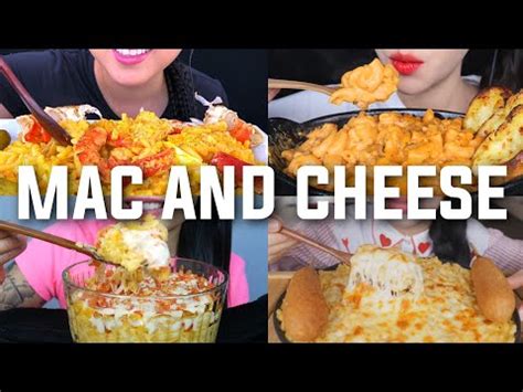 Asmr Mac And Cheese Mukbang Compilation Pt Youtube