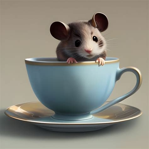 Teacup Mouse 1 Ai Generated Artwork Nightcafe Creator