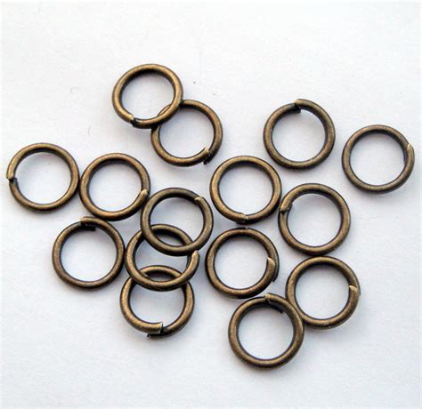 Antique Bronze Jump Rings 6mm 200 Pcs Jumprings Pack Etsy UK