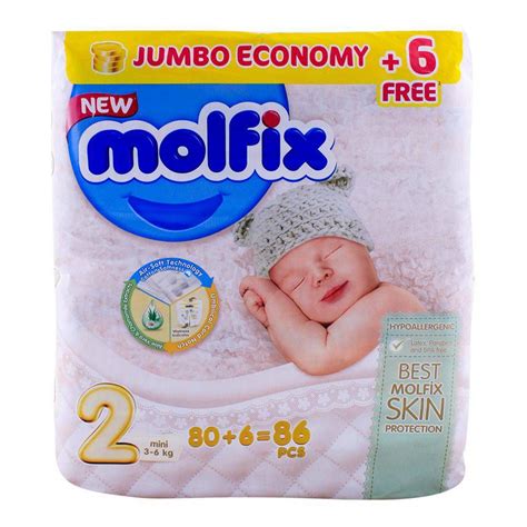Buy Molfix 2 Mini 3-6 KG, 80+6 Pack Online at Best Price in Pakistan ...