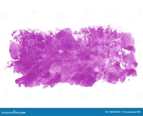 Purple Watercolor Scribble Texture Abstract Watercolor On White