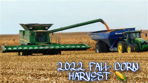 2022 CORN HARVEST JOHN DEERE S690 COMBINE 16 ROW CORN HEAD YouTube