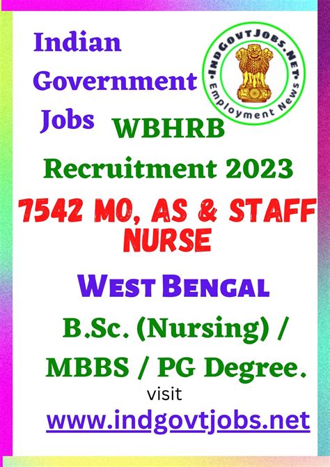 WBHRB Recruitment 7542 Best Job Vacancy 2022