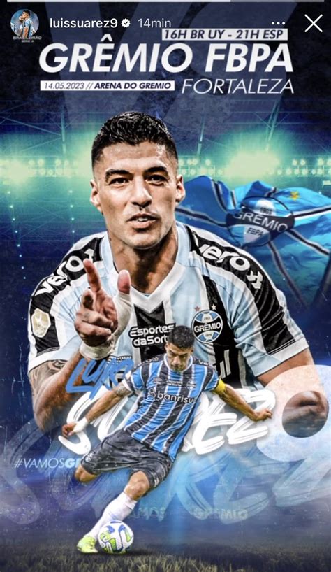 Soccer News Grêmio on Twitter Luisito Suárez no instagram agora