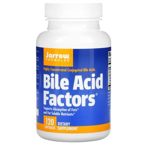 Купить Bile Acid Factors 90 капсул Jarrow Formulas производства Jarrow ...