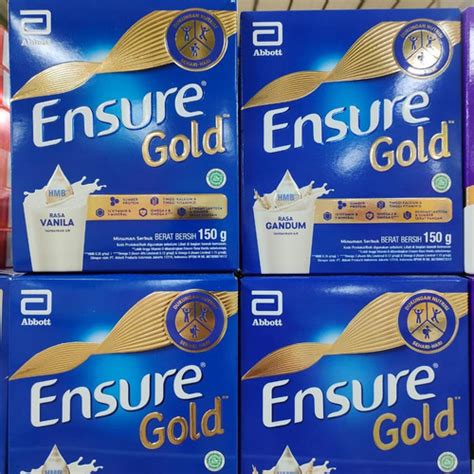 Jual Ensure Gold Gandum Gr Susu Nutrisi Dewasa Rendah Laktosa