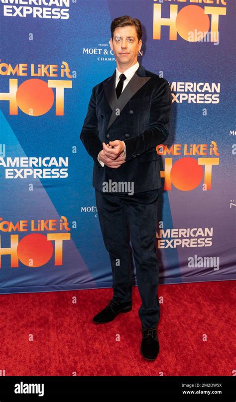 Christian Borle Attends Opening Night For Some Like It Hot On Broadway At Shubert Theatre In New