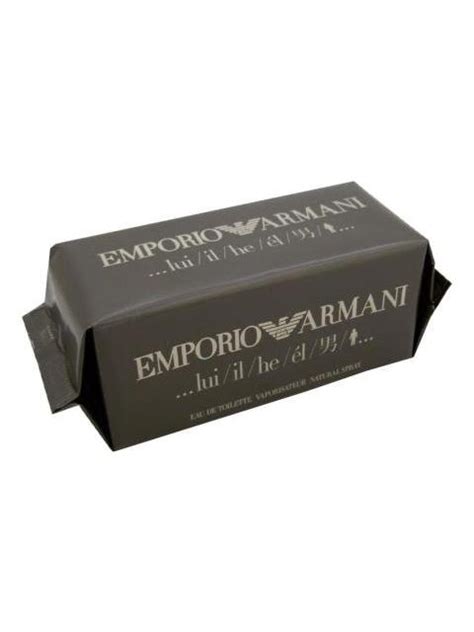 GIORGIO ARMANI EMPORIO ARMANI HE EAU DE TOILETTE 100 ML PARA HOMBRE