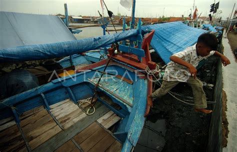 NELAYAN TIDAK MELAUT ANTARA Foto