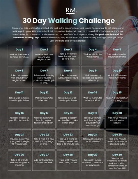 30 Day Walking Challenge