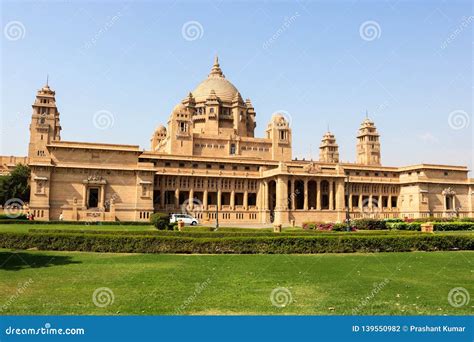 Umaid Bhawan Palace Located In Jodhpur In Rajasthan Editorial