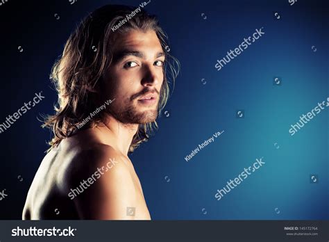 Стоковая фотография 145172764 Portrait Sexual Muscular Nude Man Posing Shutterstock
