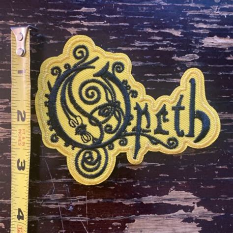 Opeth Embroidered Iron On Patch Punk Rock Heavy Metal Band Ebay