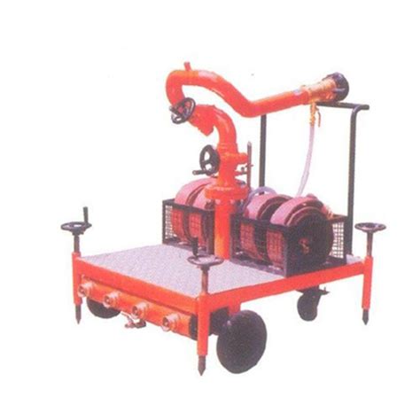 Mild Steel 25 Bar Trolley Mounted Foam Monitor Size 65 Mm Flow Rate