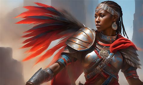 Woman Warrior Drawing