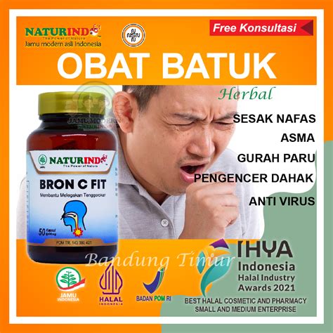 Promo Naturindo Fit Obat Batuk Kering Berdahak Herbal Asma Sesak Nafas