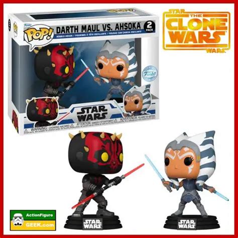 Darth Maul And Pre Vizsla Funko Pop 2 Pack Clone Wars Pops