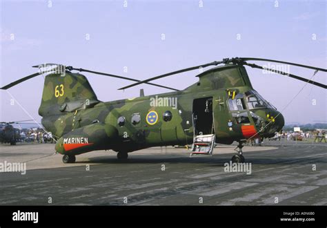 Boeing Vertol 107 Helicopter Swedish Air Force Middle Wallop Airshow