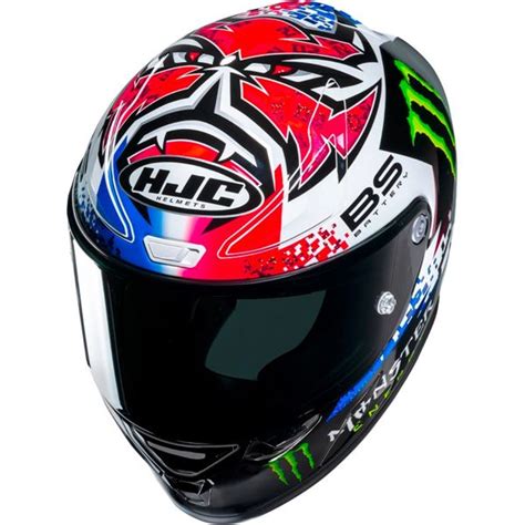 Capacete HJC RPHA 1 Fabio Quartararo Le Mans Monster Branco Tri