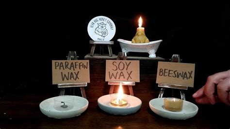 Beeswax Vs Soy Wax Vs Paraffin Wax Place Yer Bets Youtube