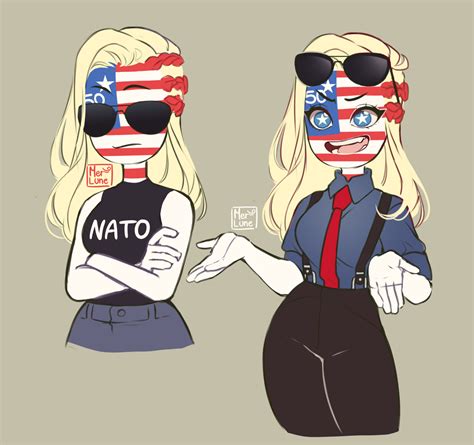 Usa Countryhumans By Merlunee Tumblr Arte Del Campo Mundo