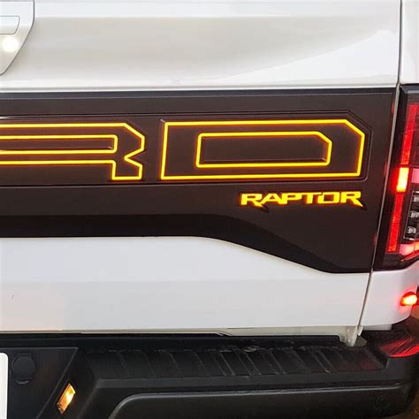 2017 2020 Ford Raptor Rear Emblem Reflective Inlay Decal Etsy Uk