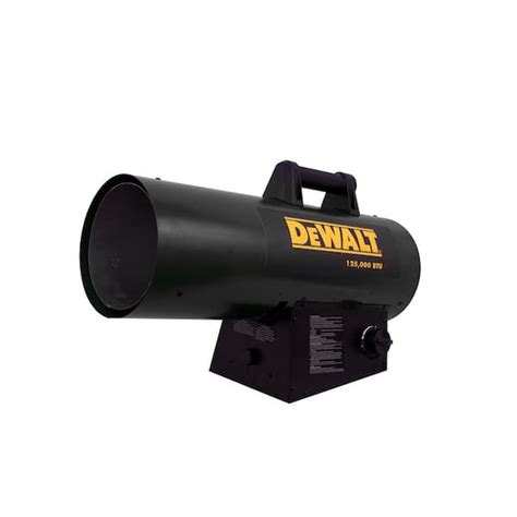 Dewalt 125000 Btu Forced Air Propane Portable Heater Dxh125favhc The