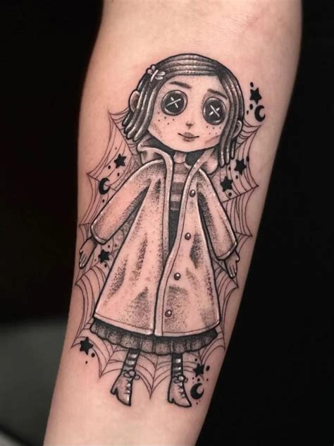 Coraline Tattoo A Unique Blend Of Art And Fantasy Art And Design