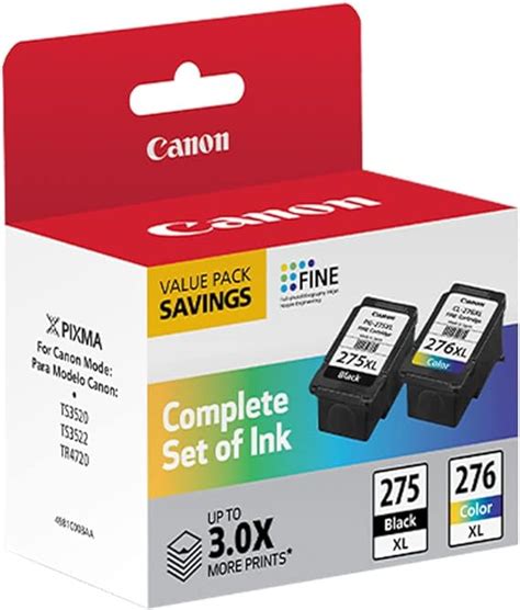 Canon Pack Conomique Pg Xl Cl Xl Compatible Avec