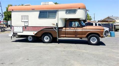 Thats A Big Truck Camper Bornfree Vintage Motorhome Classic