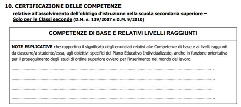 La Certificazione Delle Competenze Sostegno Scuola Secondaria Di Ii Grado