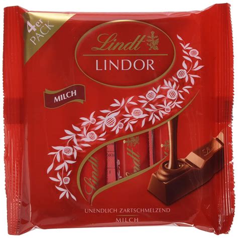 Lindt Lindor Stick Multipack Milch Vollmilchschokolade Mit Unendlich