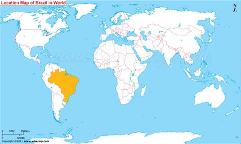 O Brasil Localização No Mapa De Localização Do Brasil No Mapa Do Mundo