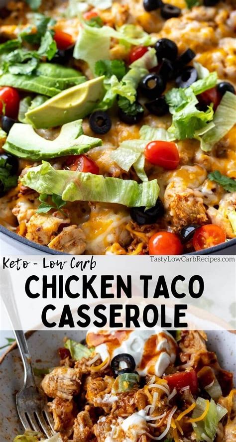 Low Carb Chicken Taco Casserole Artofit