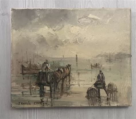 Tableau Marine Bretagne Ancienne Sign Jean Marie Couillard Eur