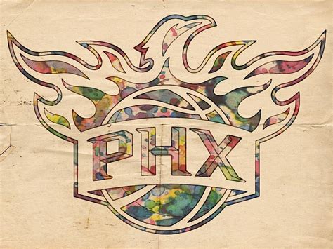 Phoenix Suns Logo Art Painting By Florian Rodarte Pixels