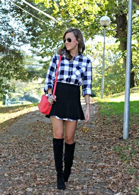 Outfit Falda Cuadros Blanco Y Negro Paperblog