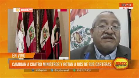 Congresistas Se Pronuncian Sobre Cambios Ministeriales SOLTV PERU