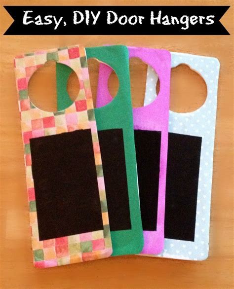 Easy, DIY Door Hangers