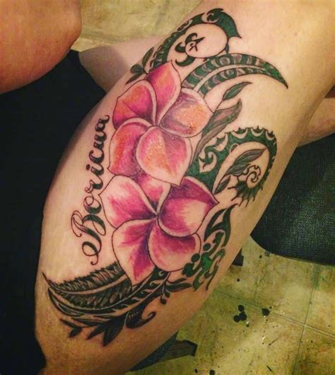 Hawaiian Flower Tattoo Ideas