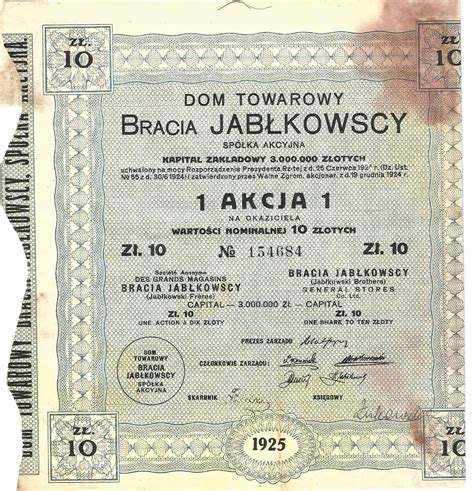 DOM TOWAROWY BRACIA JABŁKOWSCY WARSZAWA 1925 15055375595 Allegro pl